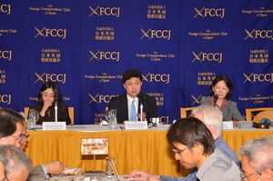 松田教授が日本外国特派員協会（FCCJ）で講演
