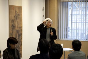 小川裕充教授　最終研究発表会「郭熙筆　早春図」が開催されました