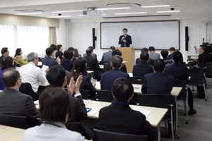 香港城市大学の理事長、学長を始めとする39名の学術訪問団が本研究所を訪問