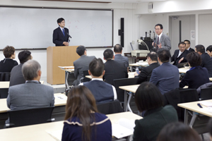 香港城市大学の理事長、学長を始めとする39名の学術訪問団が本研究所を訪問