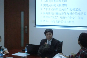 松田教授が上海交通大学国際與公共事務学院で講演